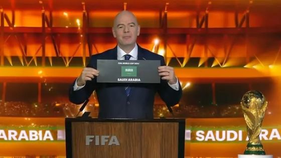 السعودية تفوز باستضافة كأس العالم 2034