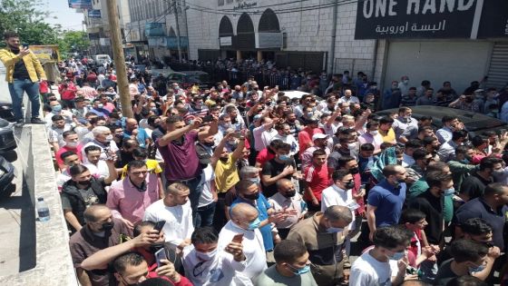 مسيرة حاشدة وسط إربد نصرة للمسجد الأقصى والشعب الفلسطيني