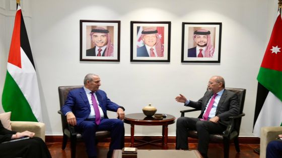 وزير الخارجية يجري مباحثات موسّعة مع نائب الرئيس الفلسطيني