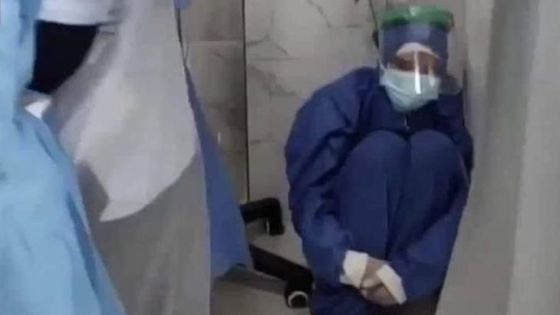 صورة ممرضة تجتاح مواقع التواصل… ونشطاء يشبهونها بـ”محمد الدرّة”