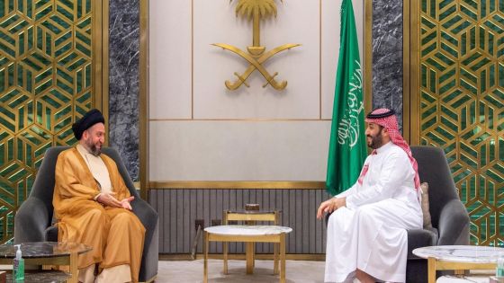 محمد بن سلمان يستقبل عمار الحكيم