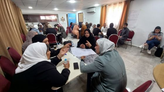 اختتام الدورة التدريبية للجنة الصحية للتوعية والتثقيف الصحي في مركز الأميرة بسمه للتنمية بماعين